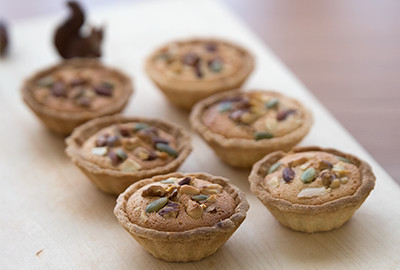 木の実の小さいタルト